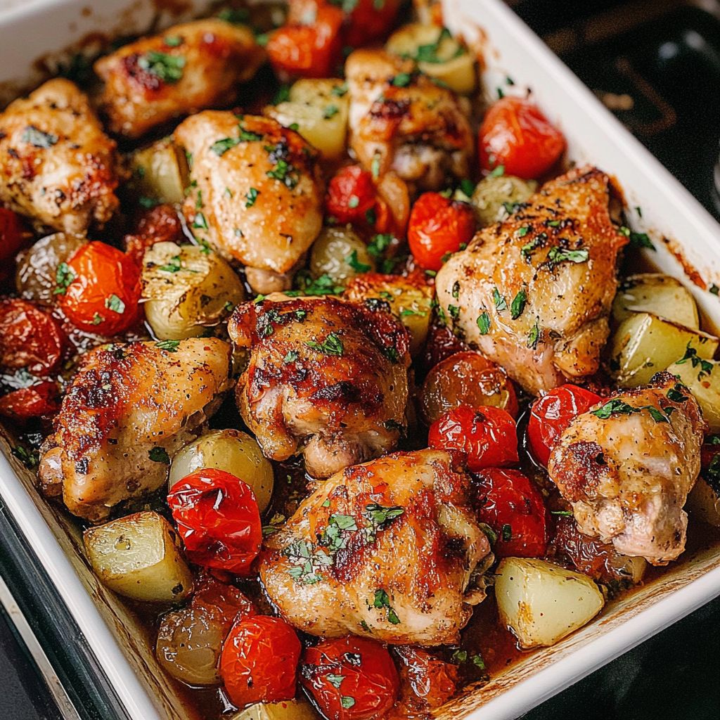 Spicy Mediterranean Chicken Thighs