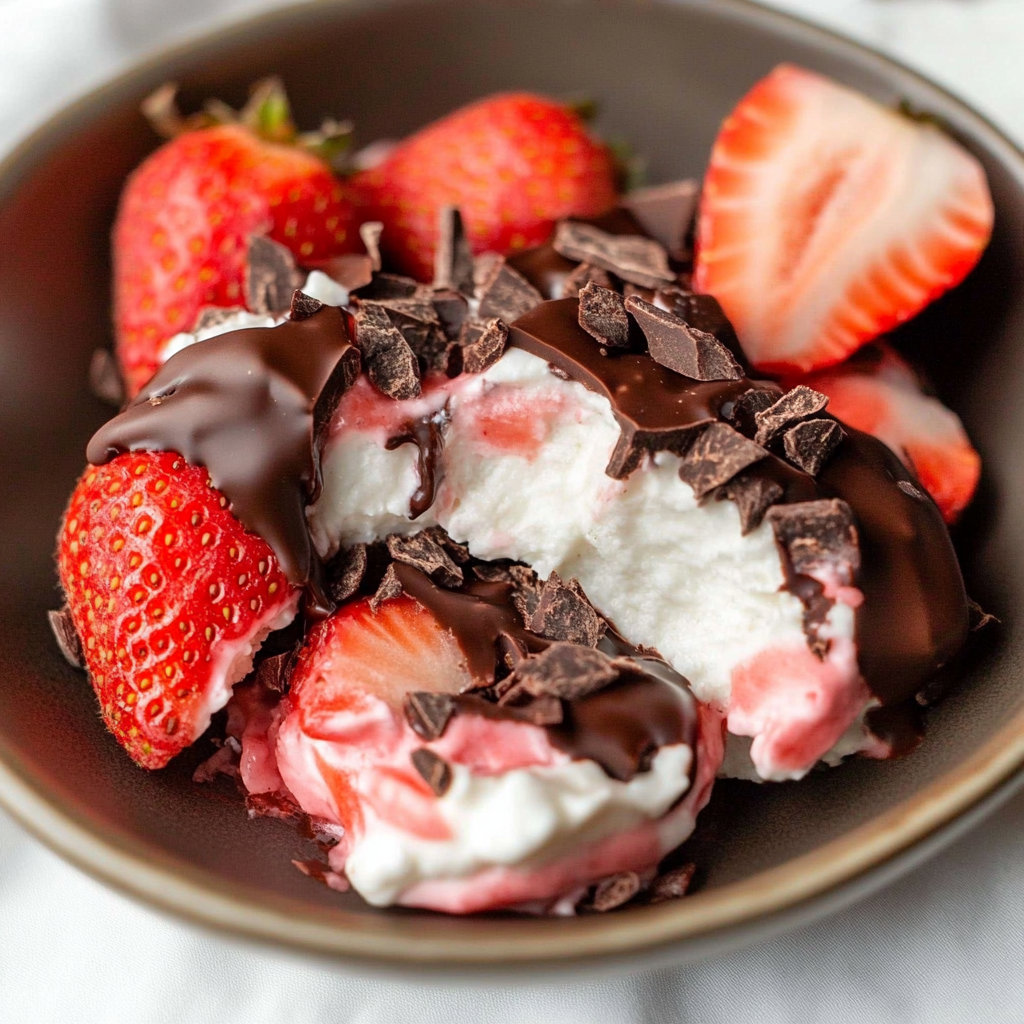 Summer Snacks: Chocolate Strawberry Yogurt Clusters
