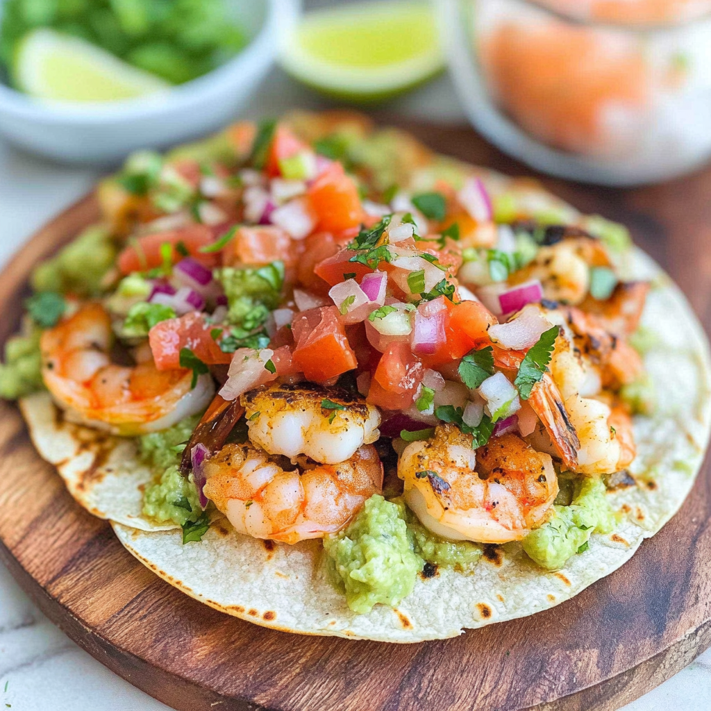 Summer Snacks: Grilled Shrimp Tostadas
