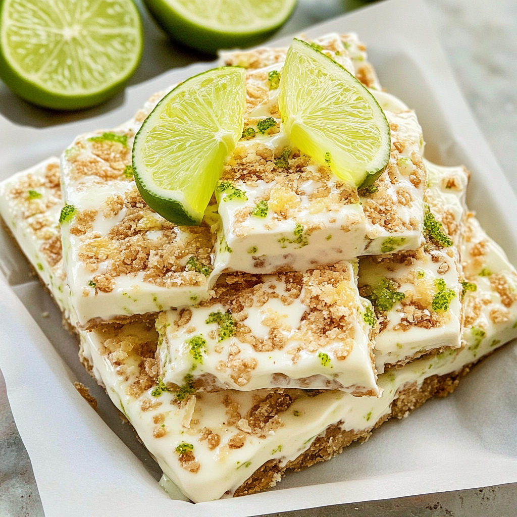 Summer Snacks: Key Lime Pie Yogurt Bark