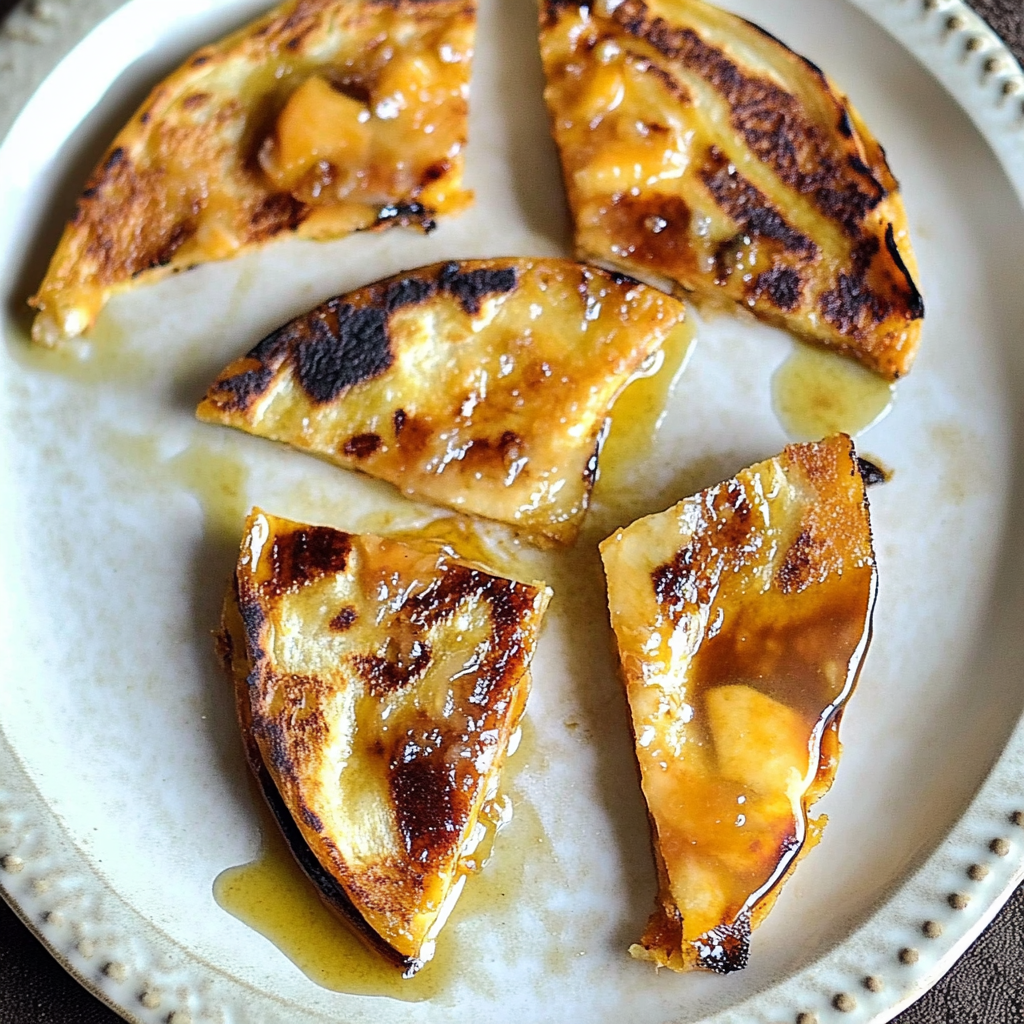 Summer Snacks: Peach, Cheddar and Honey Quesadillas