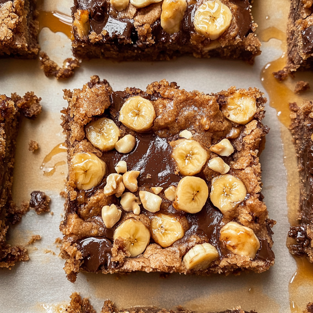 Summer Snacks: Peanut Butter Banana Bars
