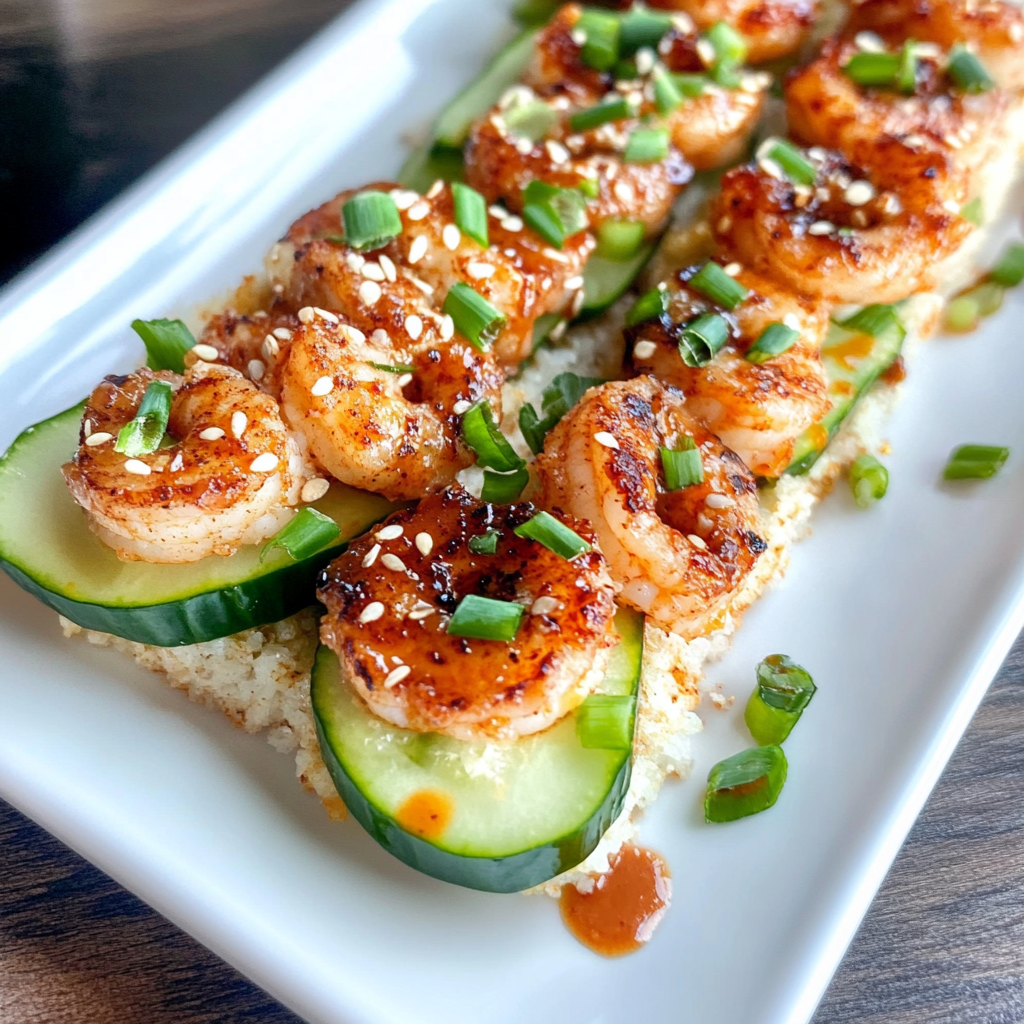 Summer Snacks: Shrimp Cucumber Boats