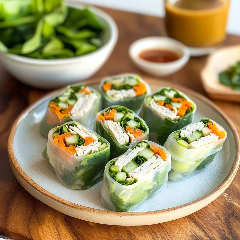Summer Snacks: Vietnamese Summer Rolls with Chicken