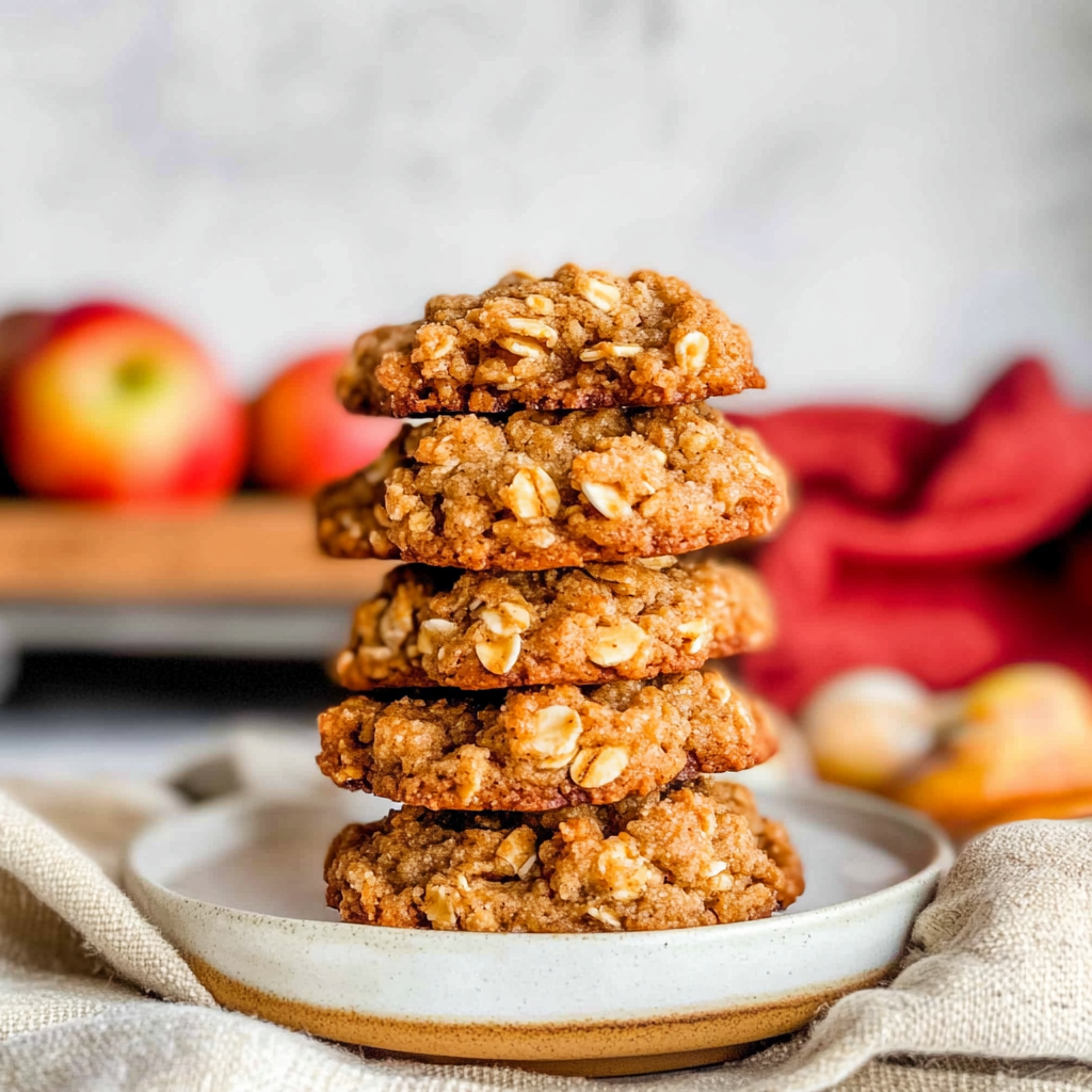 The Best Crumbl Apple Pie Cookies with Oats