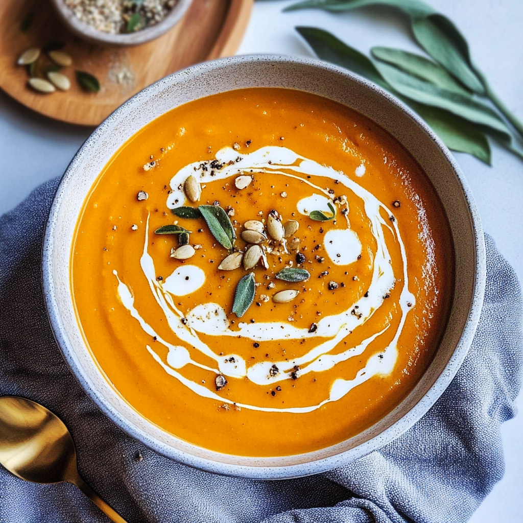 Anti-Inflammatory Pumpkin & Sweet Potato Soup