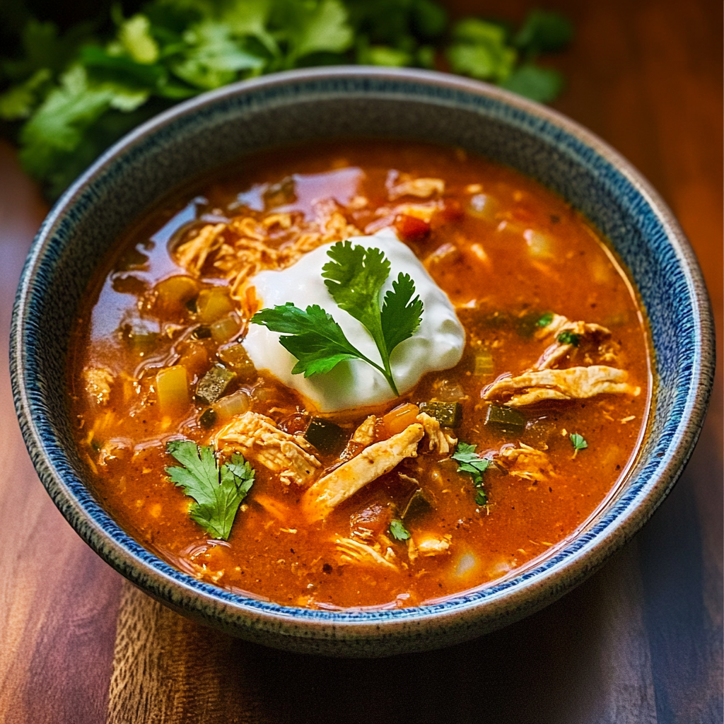 Authentic Chicken Tortilla Soup