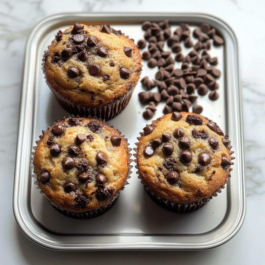 Bakery-Style Brown Butter Chocolate Chip Muffins