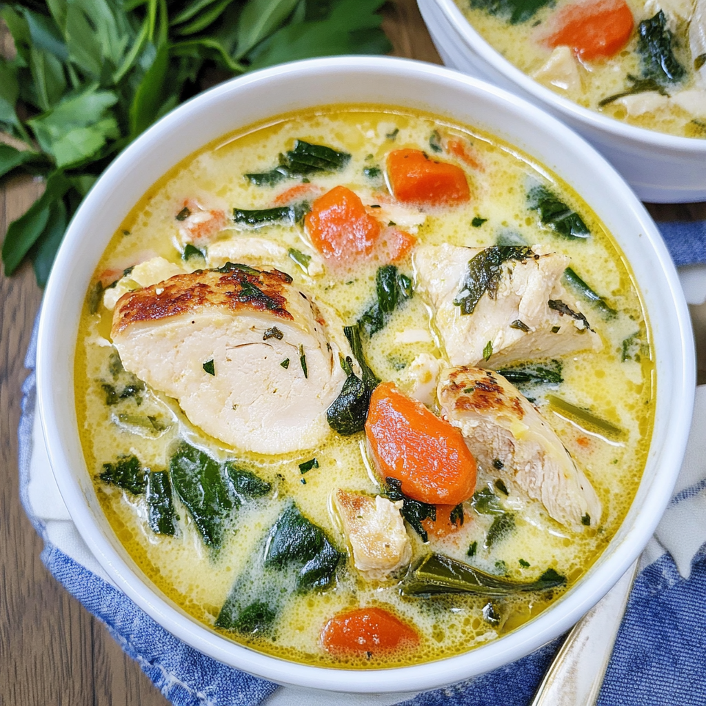 Chicken Florentine Soup