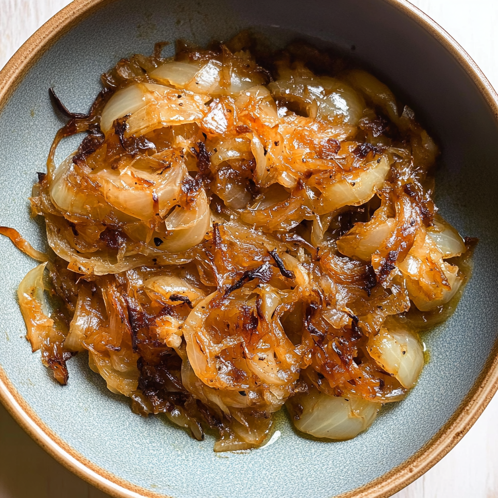 Easy Carmelized Onions – Perfect for Vegetarian Meal Ideas and Fast Side Dishes