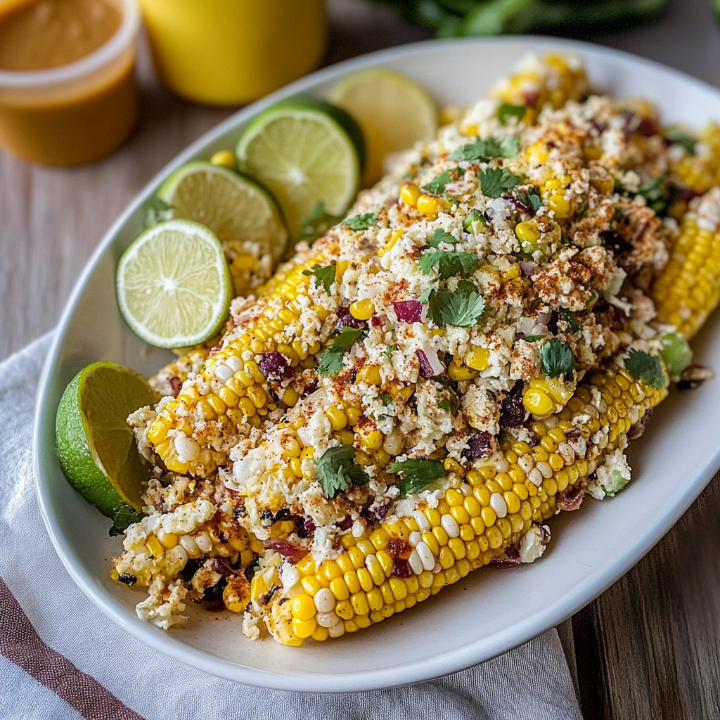 Easy Elote Recipe - Mexican Street Corn Dish