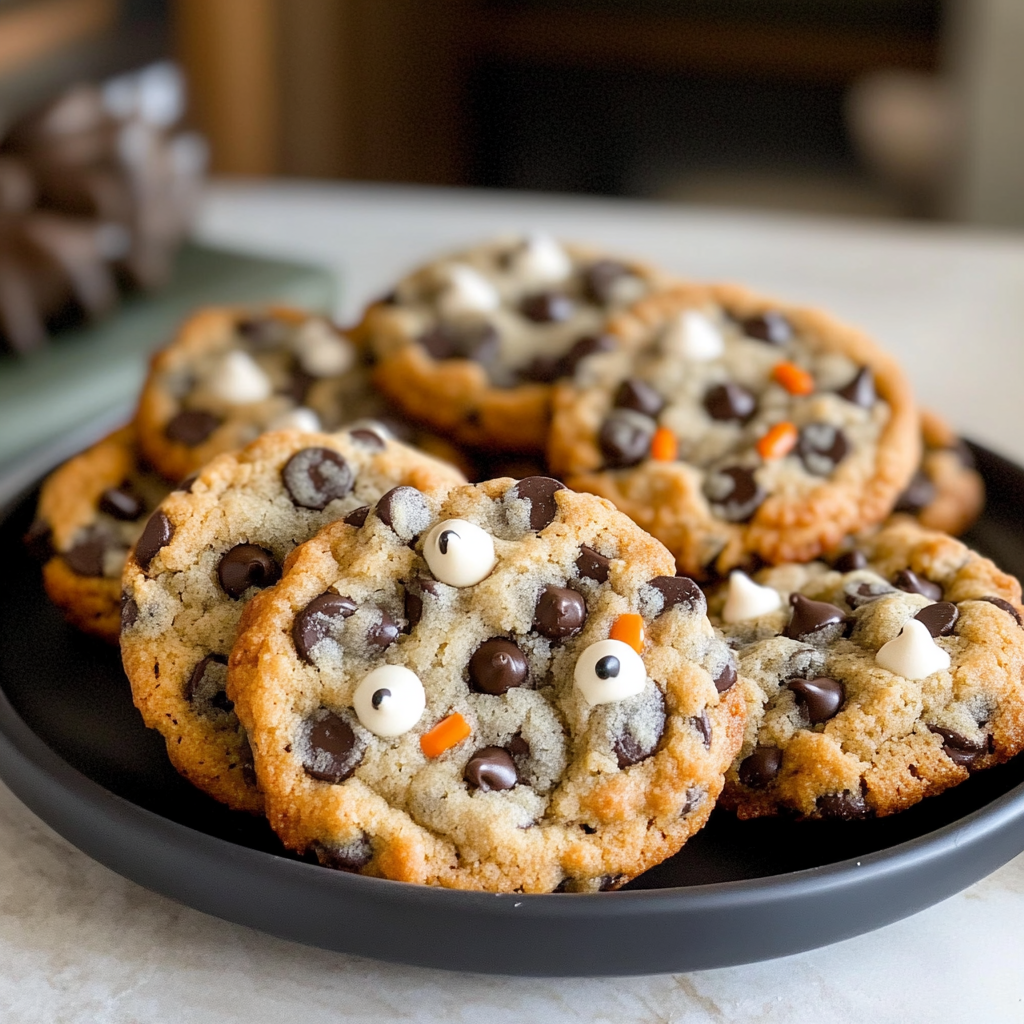 Easy Halloween Chocolate Chip Cookies