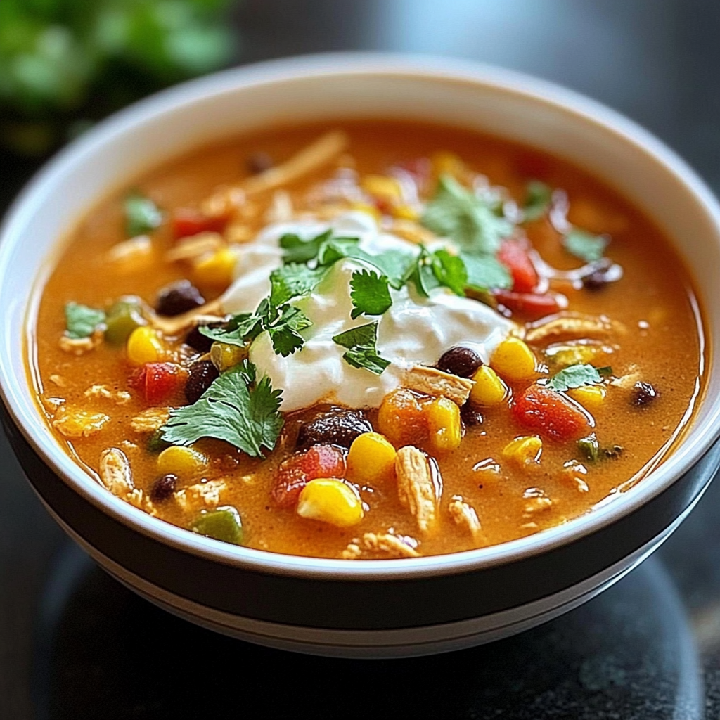 High Protein Creamy Taco Soup