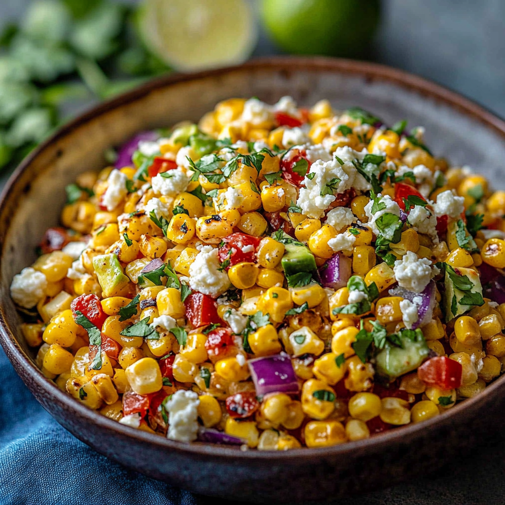 Irresistible Mexican Street Corn Salad You Must Try
