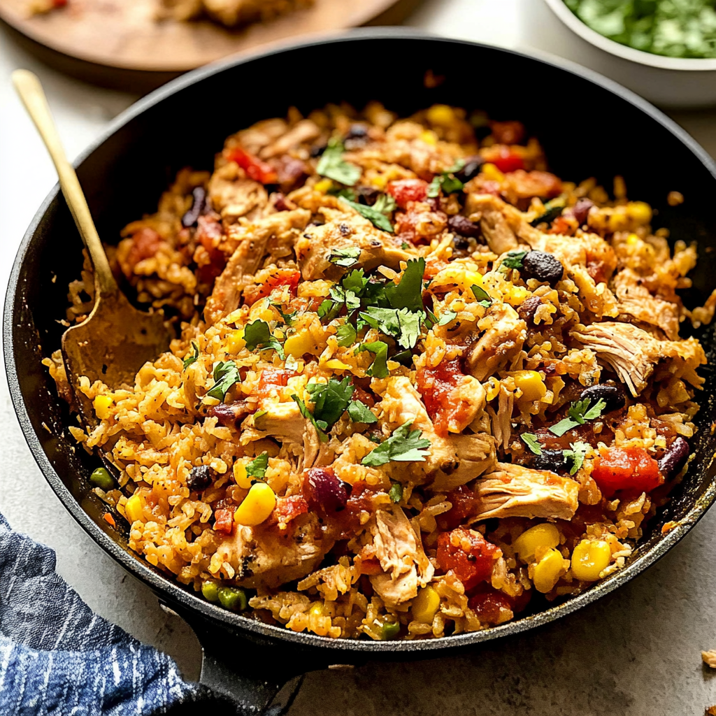 One-skillet Mexican Chicken And Rice