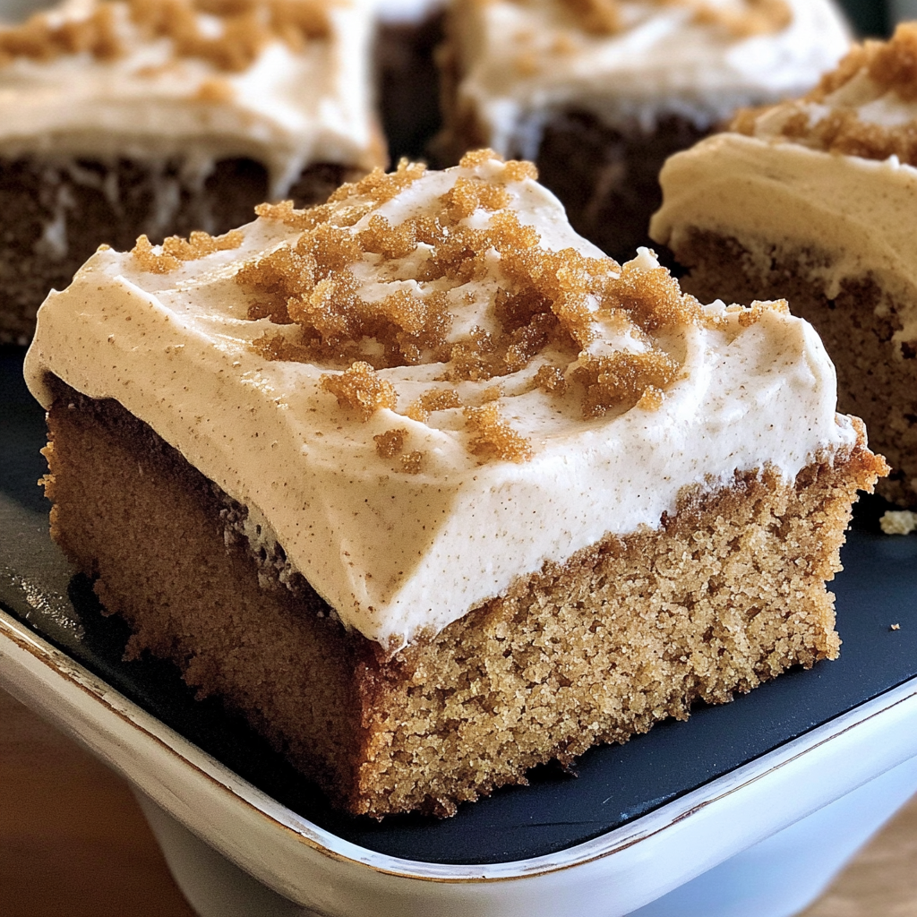 Pumpkin Spice Cake with Brown Sugar Cream Cheese Frosting