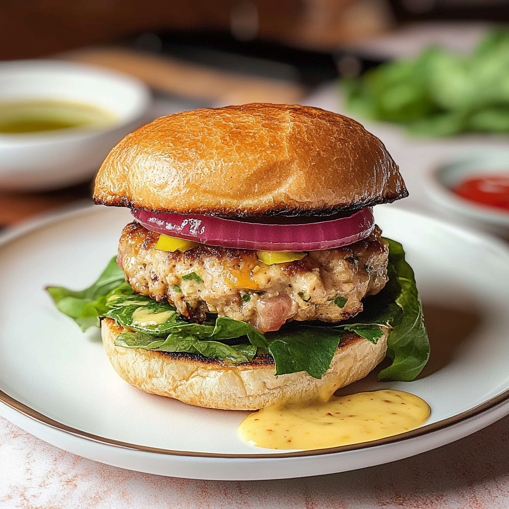 Spicy Southwest Turkey Burgers
