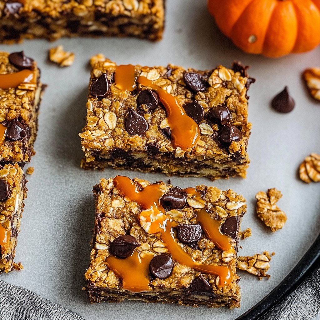 Sugar‑Free Healthy Pumpkin Oatmeal Bars (Fluffy & Moist)