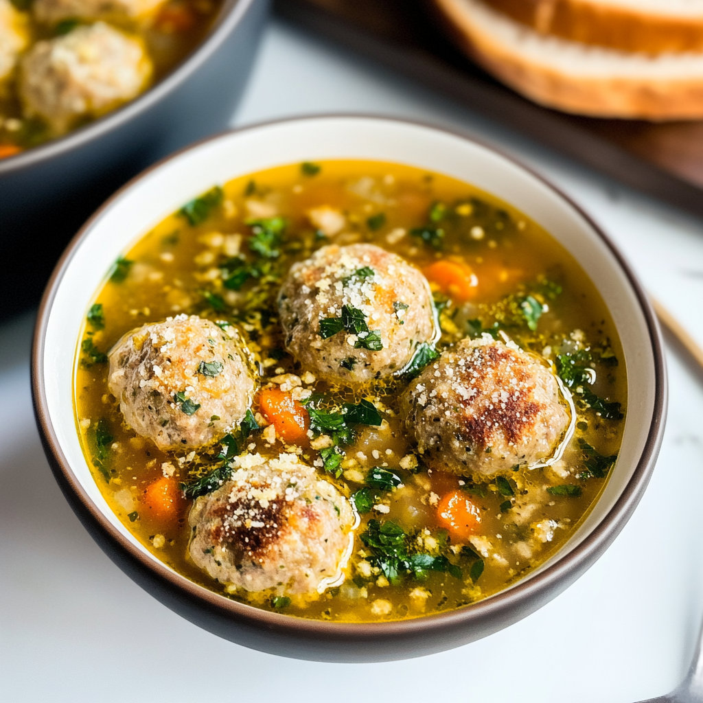Turkey Meatball Soup