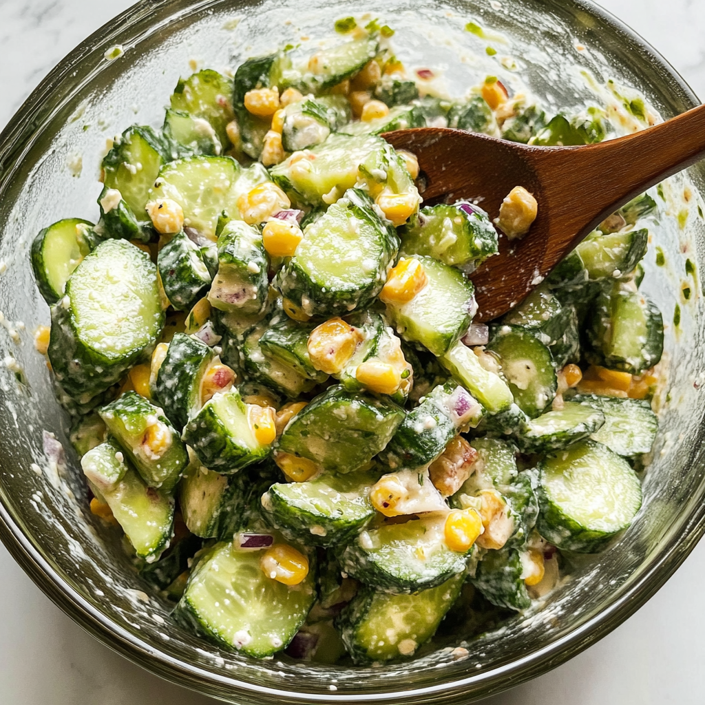 Zesty Mexican Cucumber Salad, Quick, Creamy & Totally Craveable!