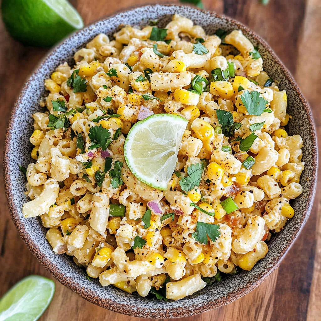 the BEST Mexican Street Corn Pasta Salad