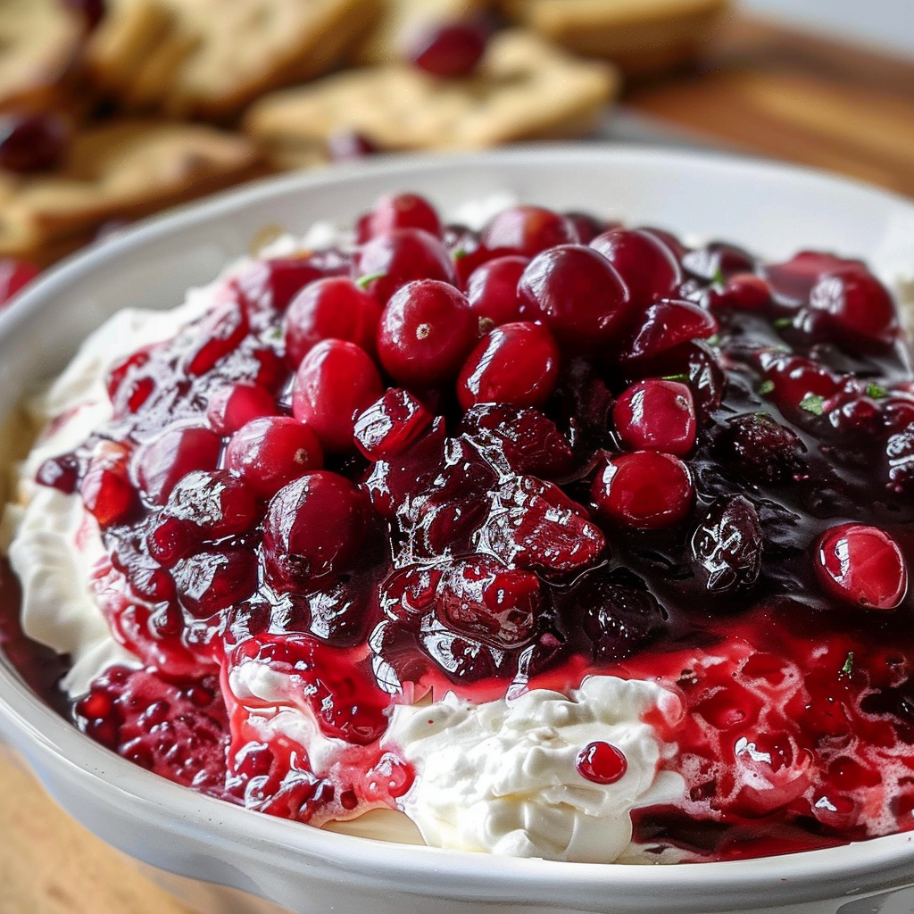 Baked Cranberry Cream Cheese Dip