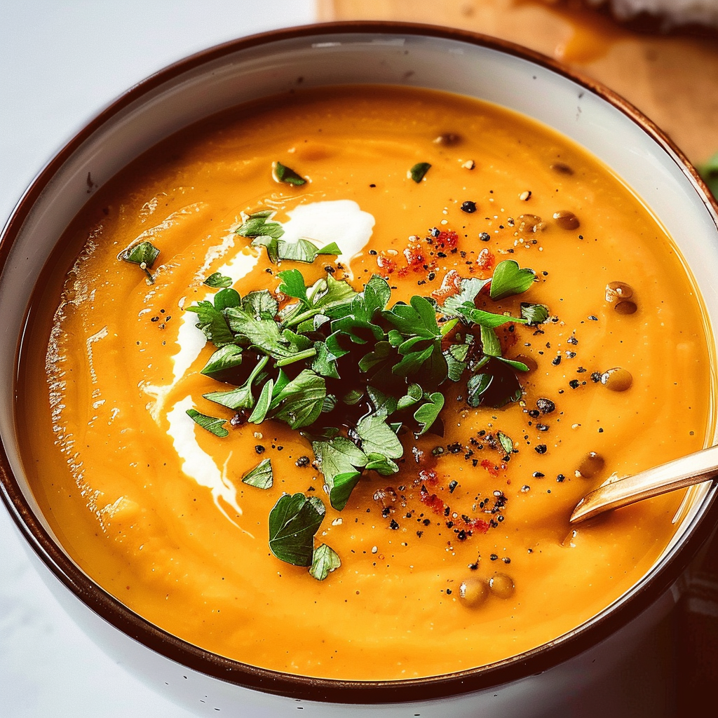 Carrot Lentil Soup