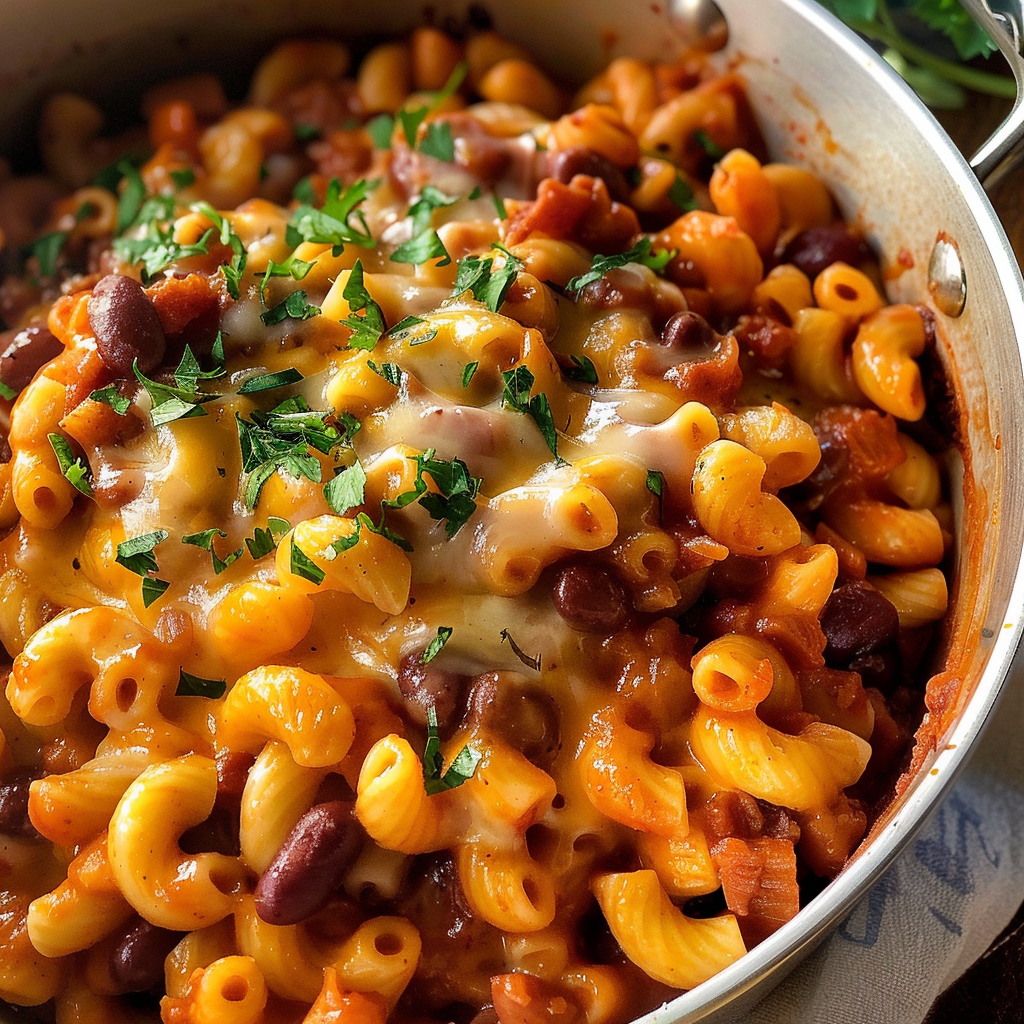 Cheddar Chili Mac