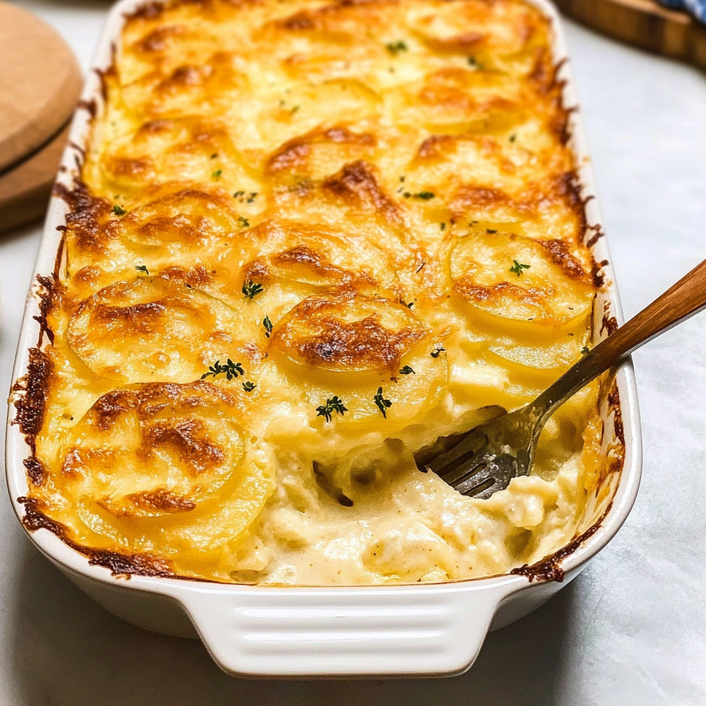 Cheesy Au Gratin Potatoes