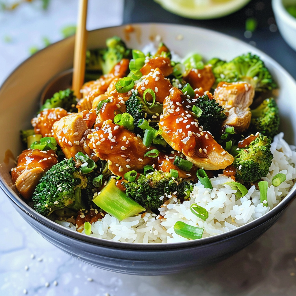 Chicken Broccoli Bowls