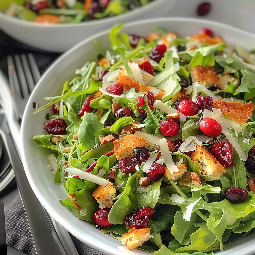 Christmas Salad with Cranberries