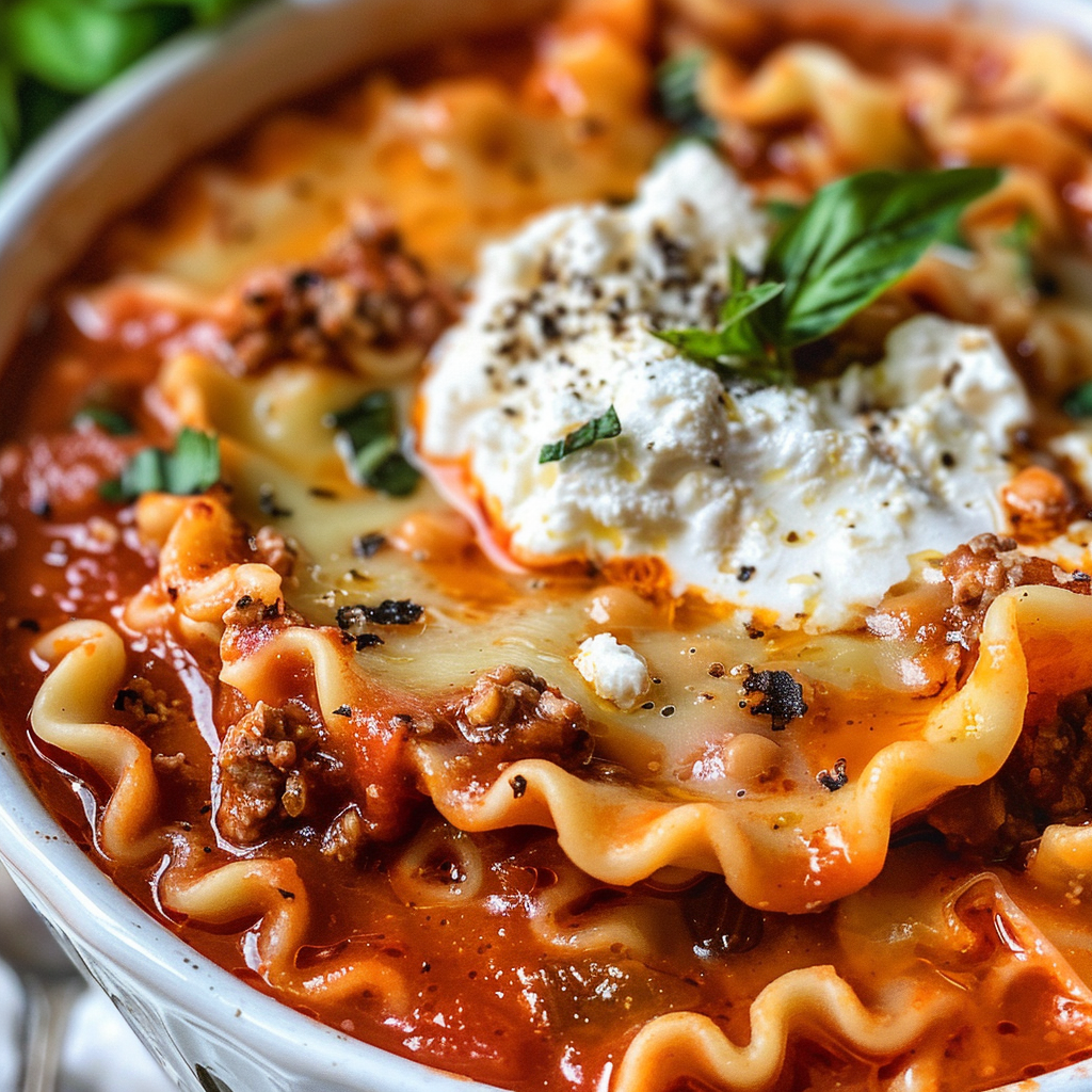 Cozy Lasagna Soup Recipe