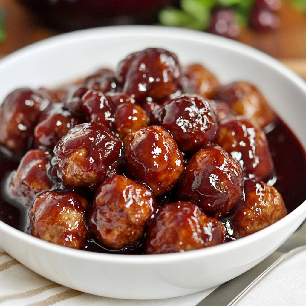 Cranberry BBQ Meatballs