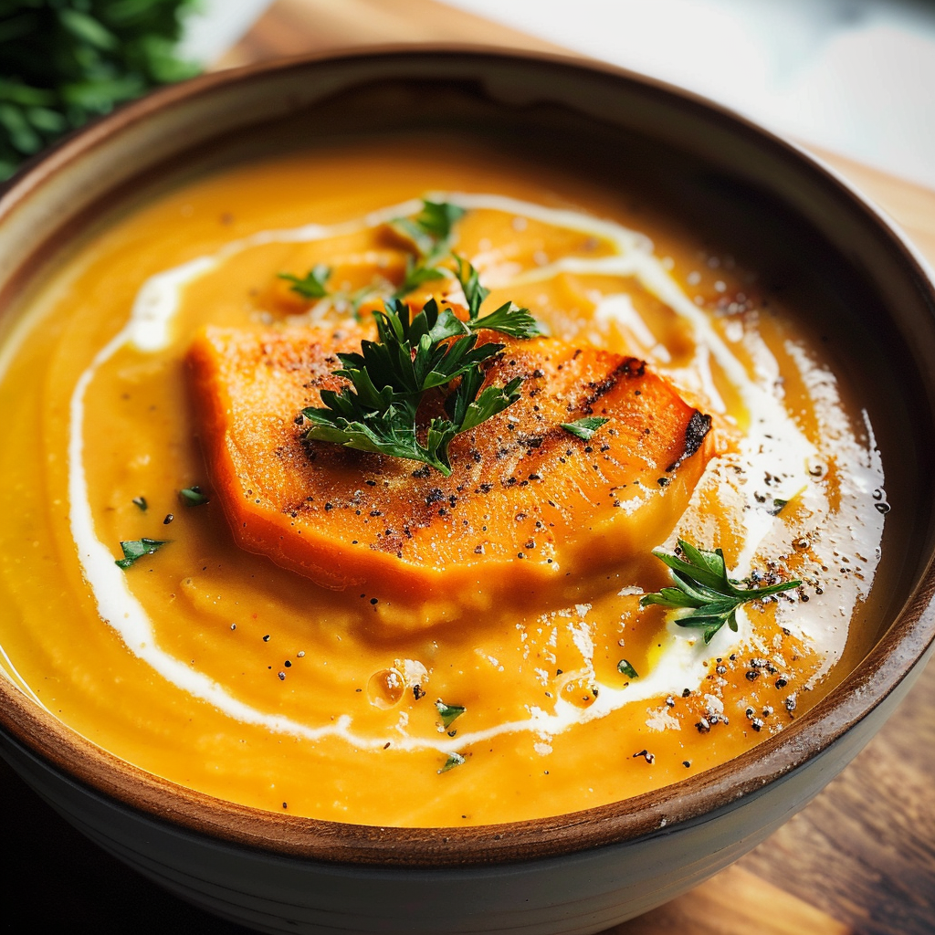 Creamy Carrot Red Lentil Soup