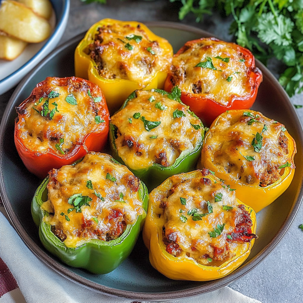 Deliciously Easy Stuffed Bell Peppers
