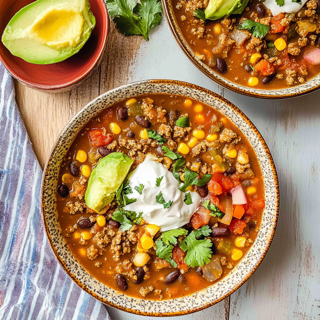 Easy One-Pot Taco Soup Recipe