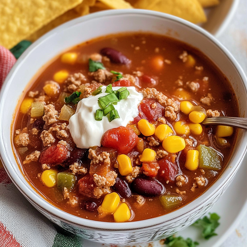 Easy Taco Soup With Ranch Packet