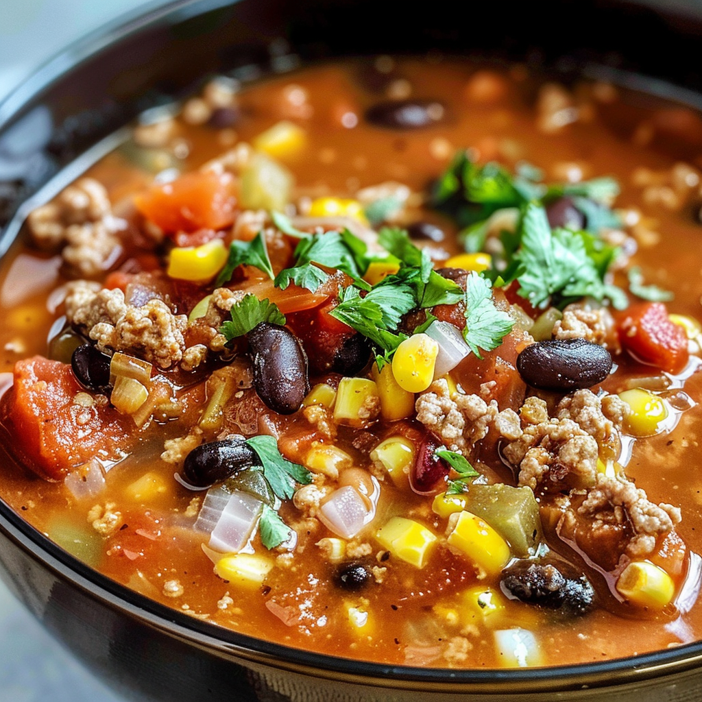 Easy and Delicious Crockpot Taco Soup