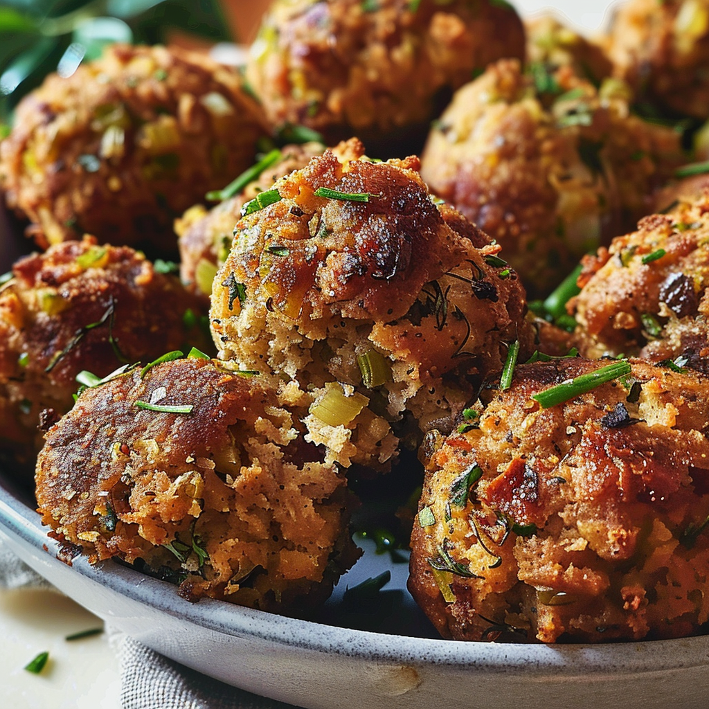 Festive Stuffing Spheres