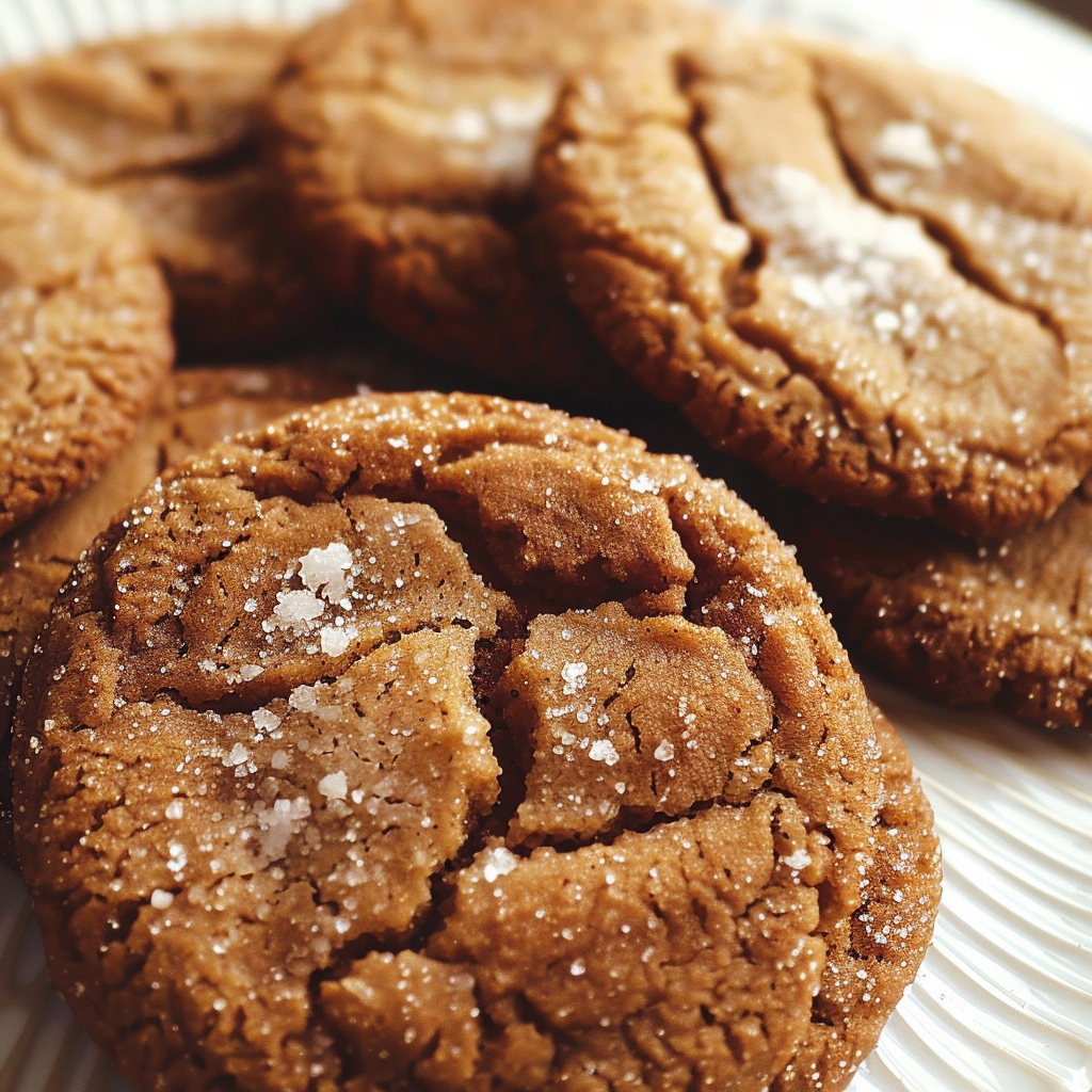 Gingerbread Cheesecake Cookies