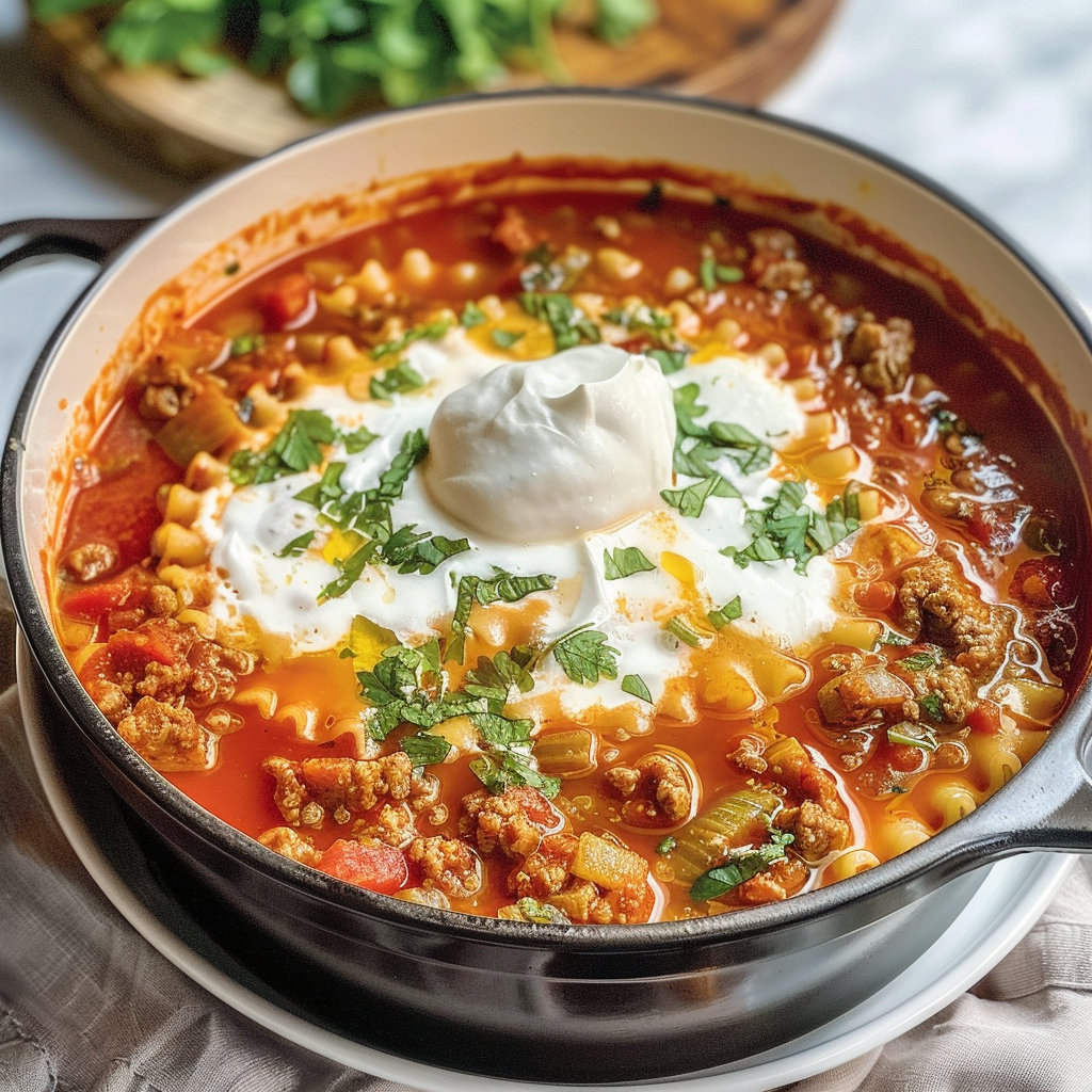 Low Carb Lasagna Soup
