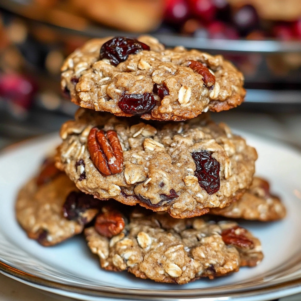 Oatmeal Cranberry Pecan Cookies