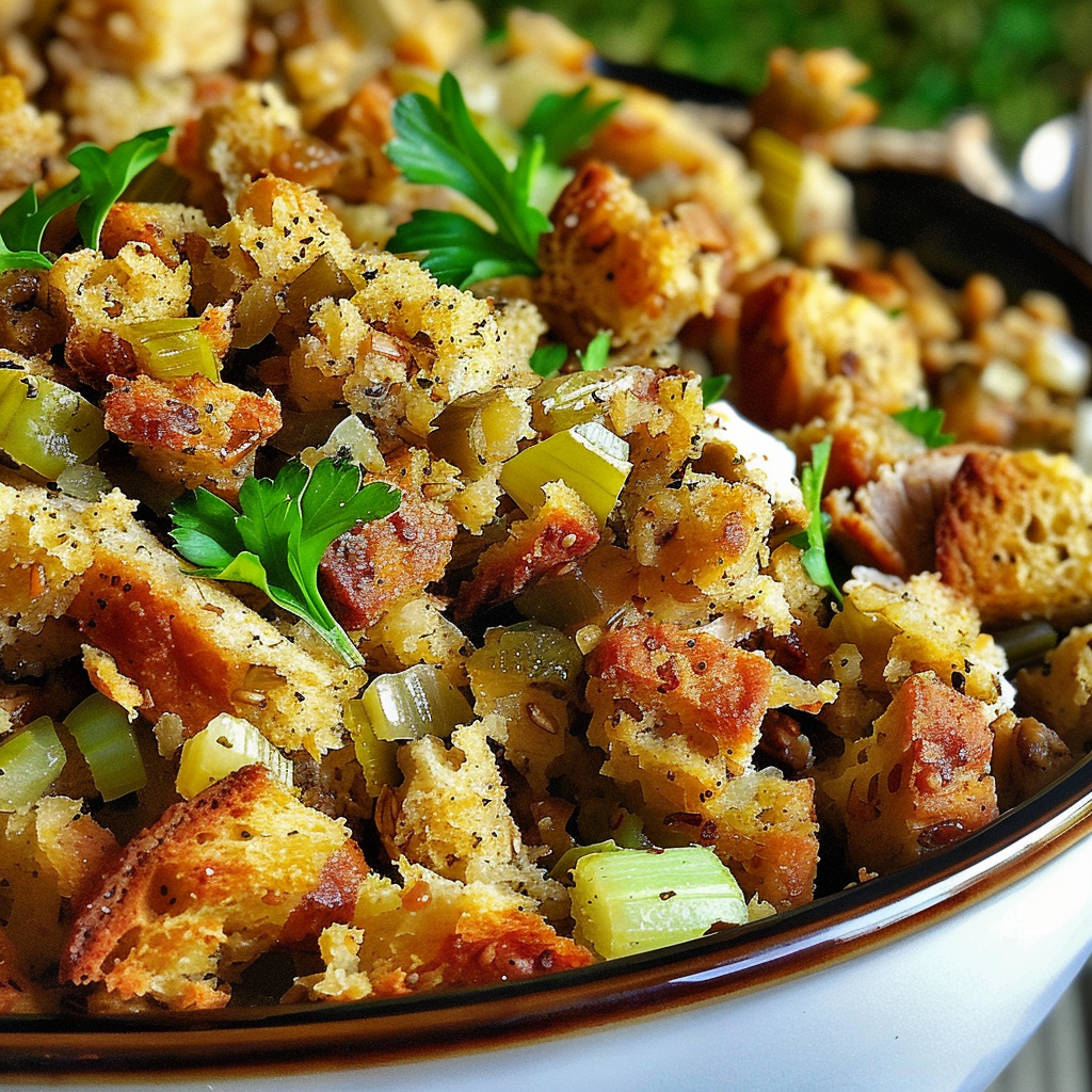 Old-Fashioned Thanksgiving Turkey Stuffing