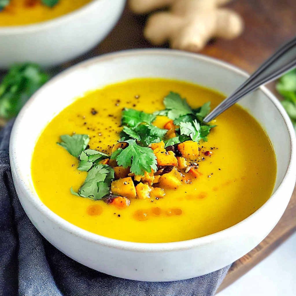 Pumpkin Turmeric & Ginger Soup