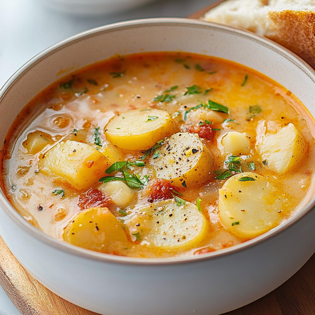Spicy Cajun Potato Soup