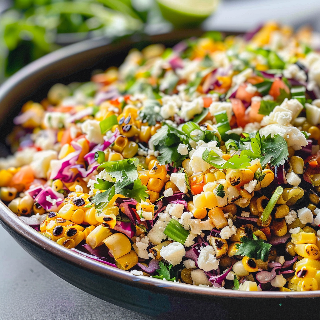 Vibrant Mexican Street Corn Salad