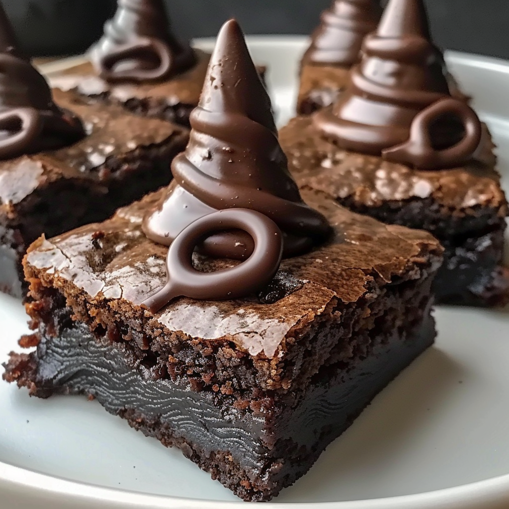 Wicked Witch Hat Brownies