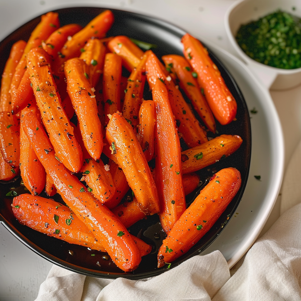 Air Fryer Honey Roasted Carrots