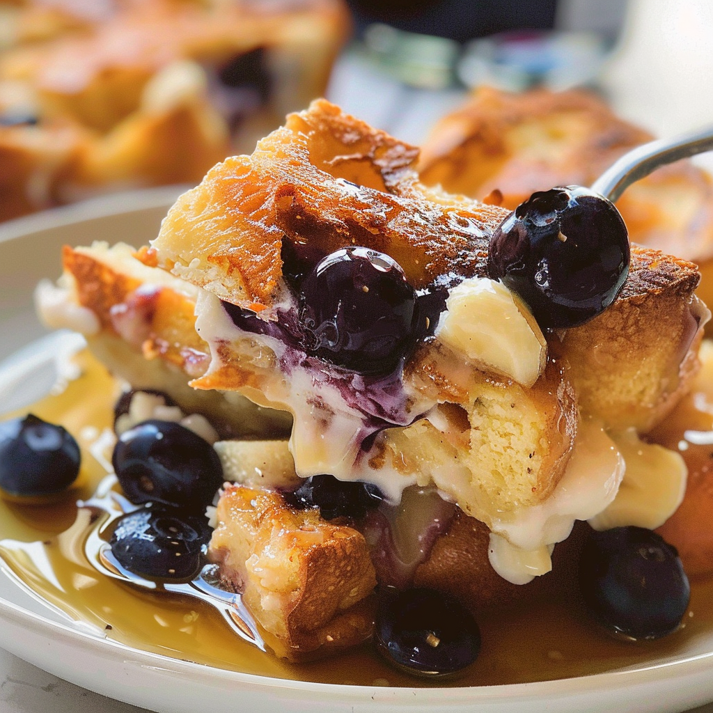 Blueberry French Toast Casserole