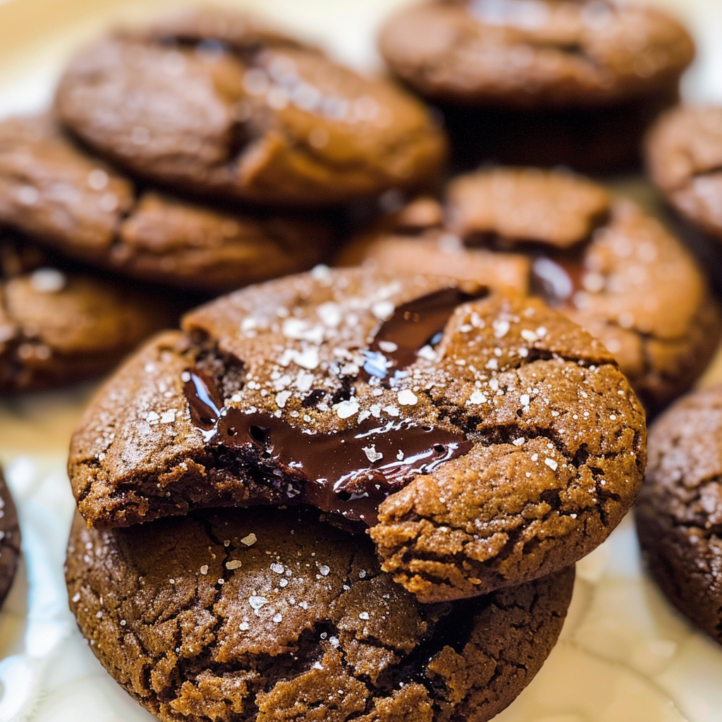 Chewy Chocolate Gingerbread Cookies